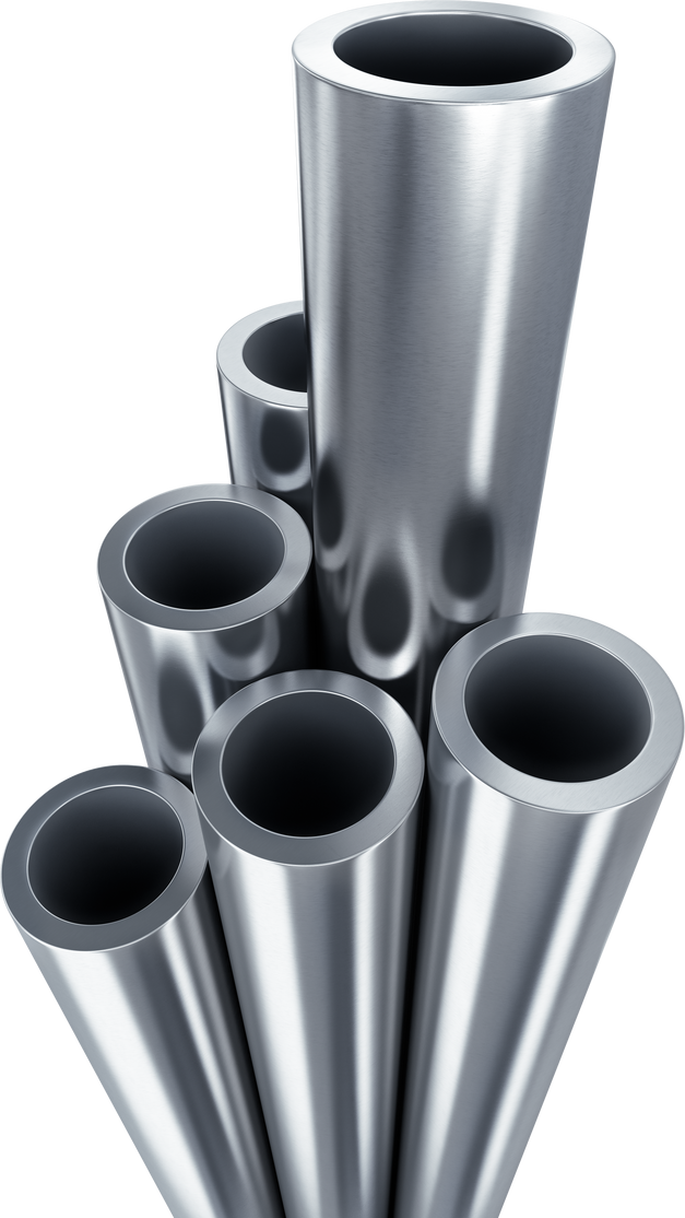 Silver Metal Tubes